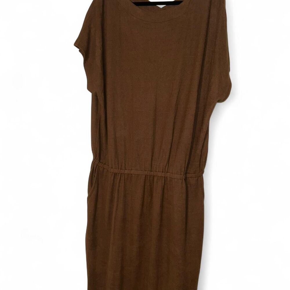 Lularoe Brown  Isla Dress Haaci Material in 2XL